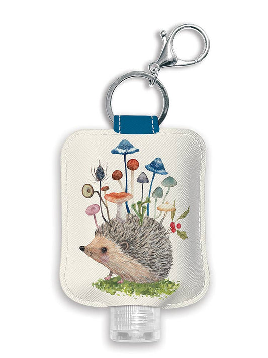 Studio Hedgehog With Mushrooms Hand Sanitizer Holder