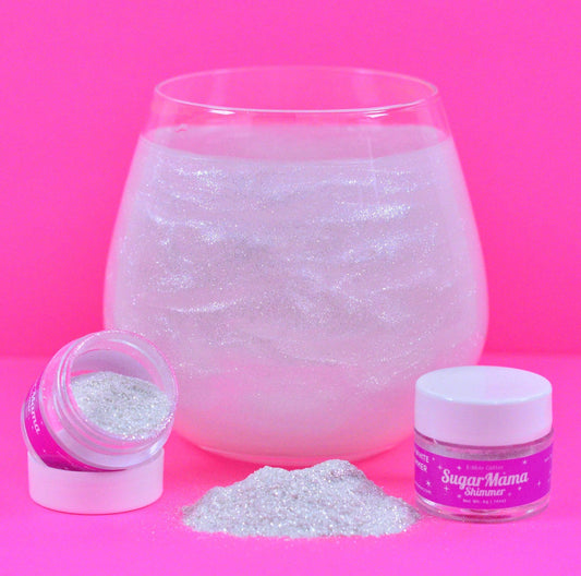 Ice Queen White Shimmer - White Edible Glitter