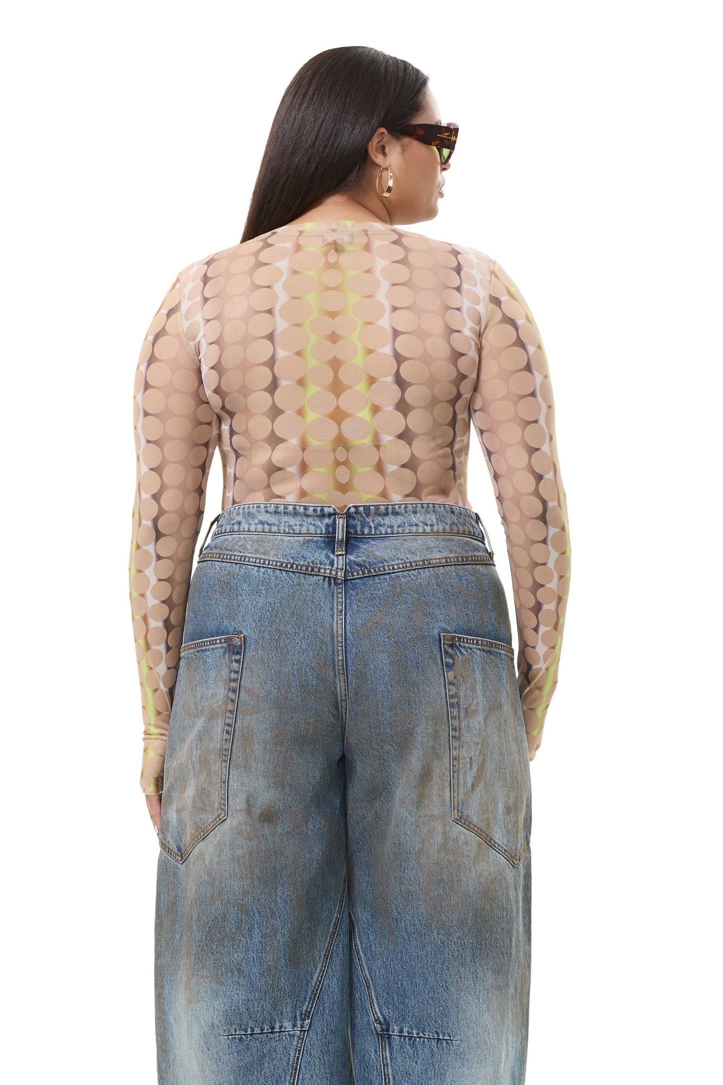 AFRM Kaylee Top - Tonal Dot