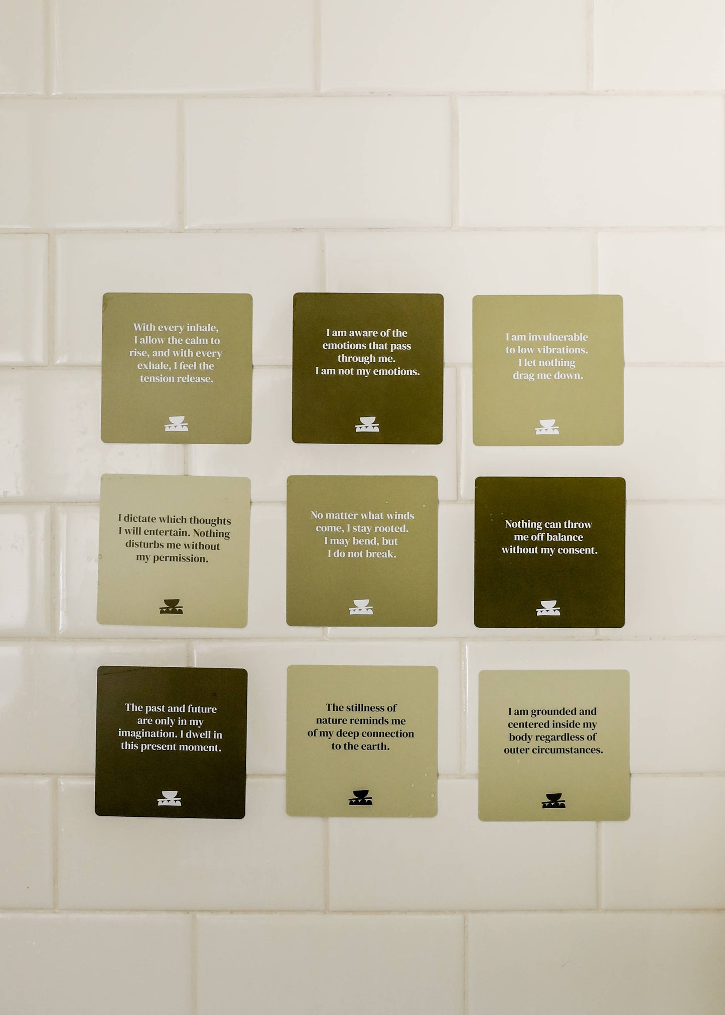 Jax Shower Affirmation™ Cards - Grounding