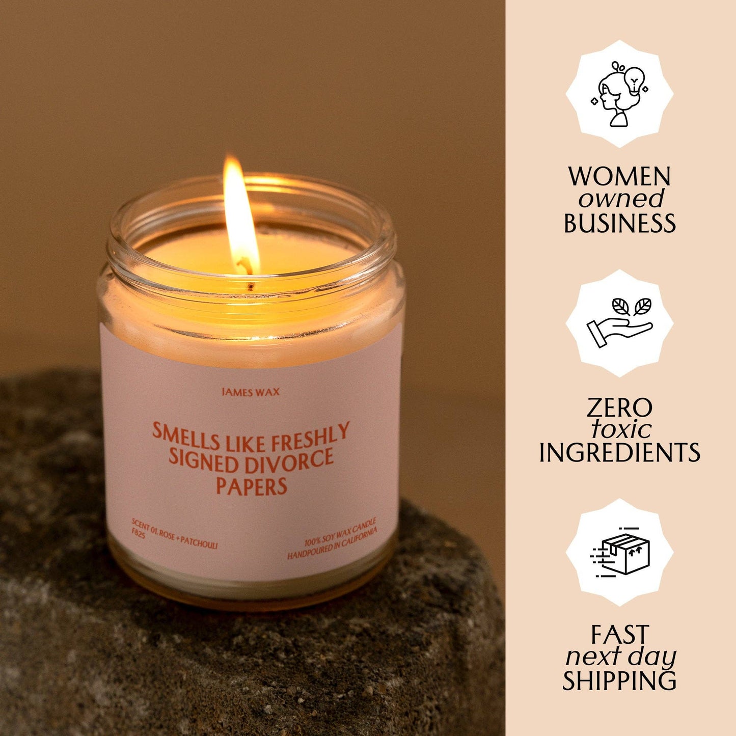 James Divorce Gift Smells Like Freshly Signed Divorce Papers Candle For Divorcees Divorce Gift F825