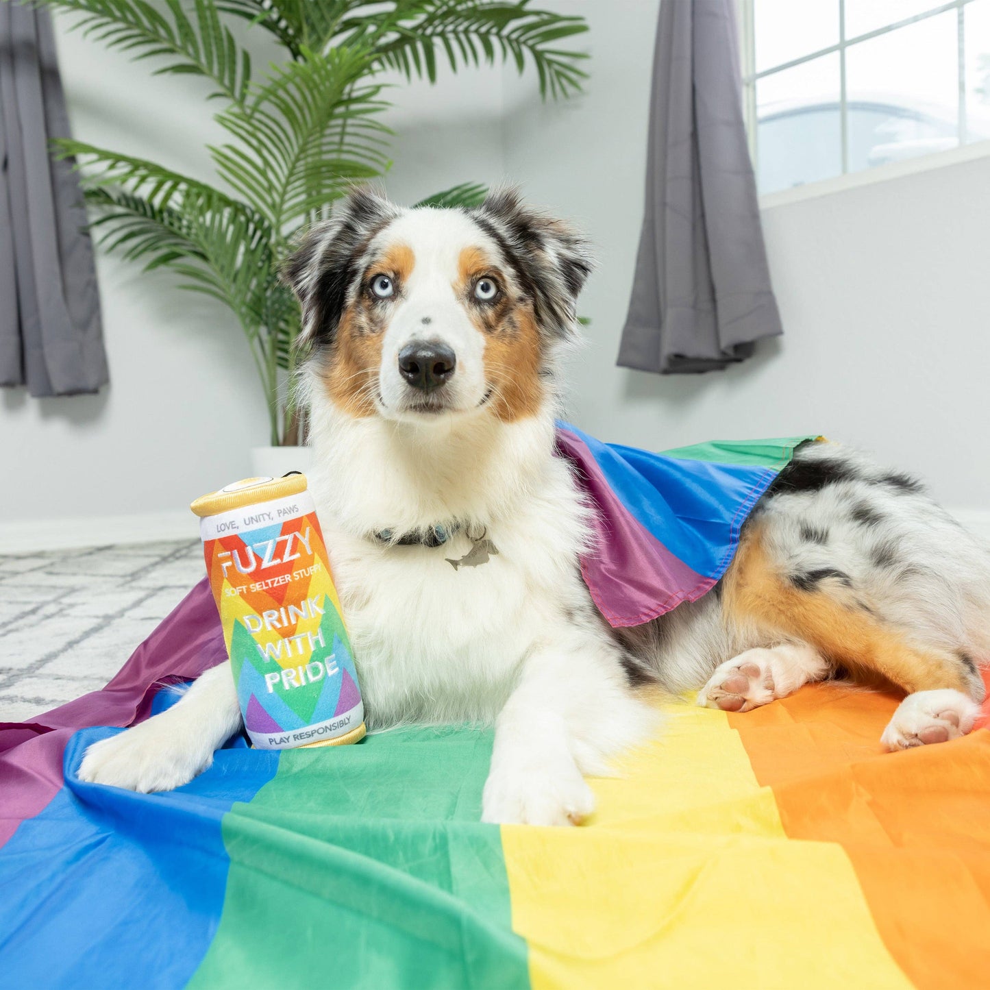 Fuzzy Soft Seltzer For Dogs