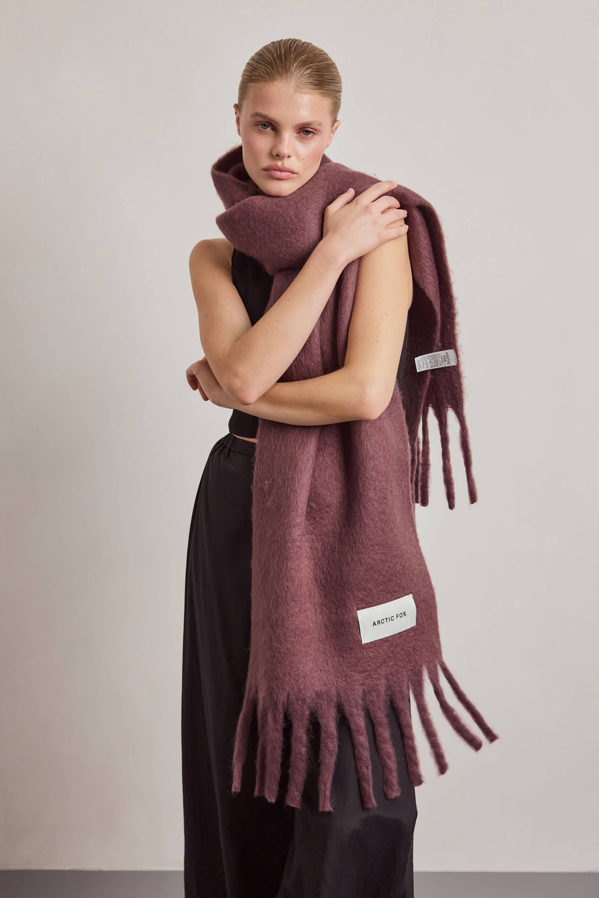 Arctic Fox The Stockholm Scarf - 100% Recycled - Cocoa Powder - FW26