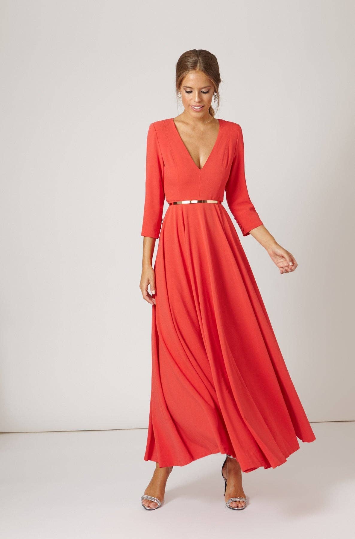 Bruna Fifi Dress Coral Red · Iconics ·