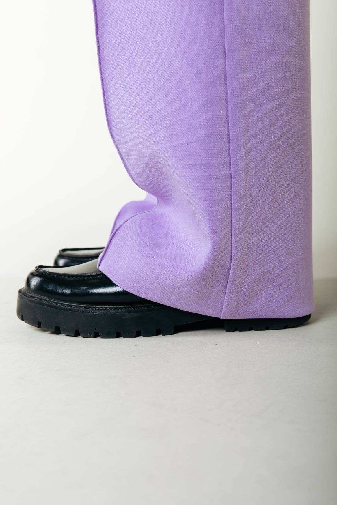Colourful Rus Straight Pants | Light lilac