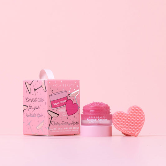 NCLA Merry Berry Rose Lip Scrub Gift Set