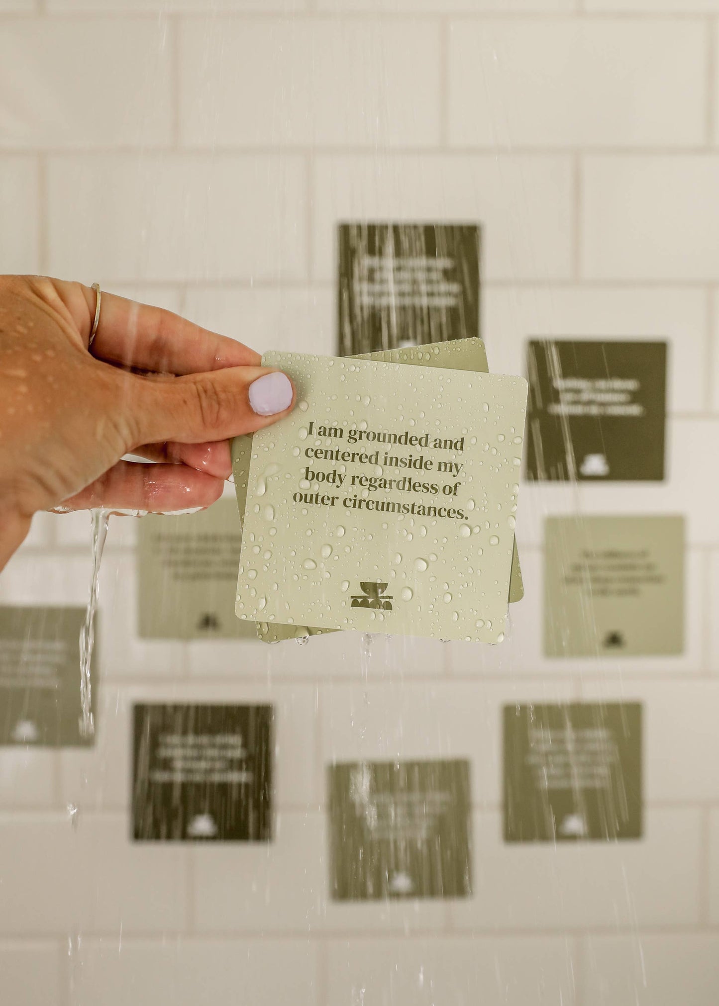 Jax Shower Affirmation™ Cards - Grounding