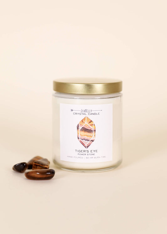 Jax Crystal Candles - Tigers Eye