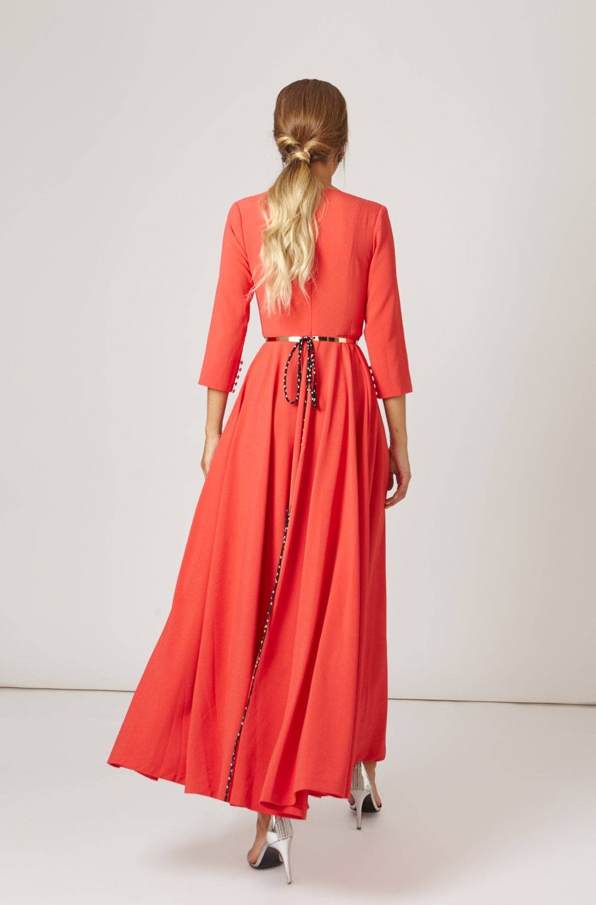 Bruna Fifi Dress Coral Red · Iconics ·