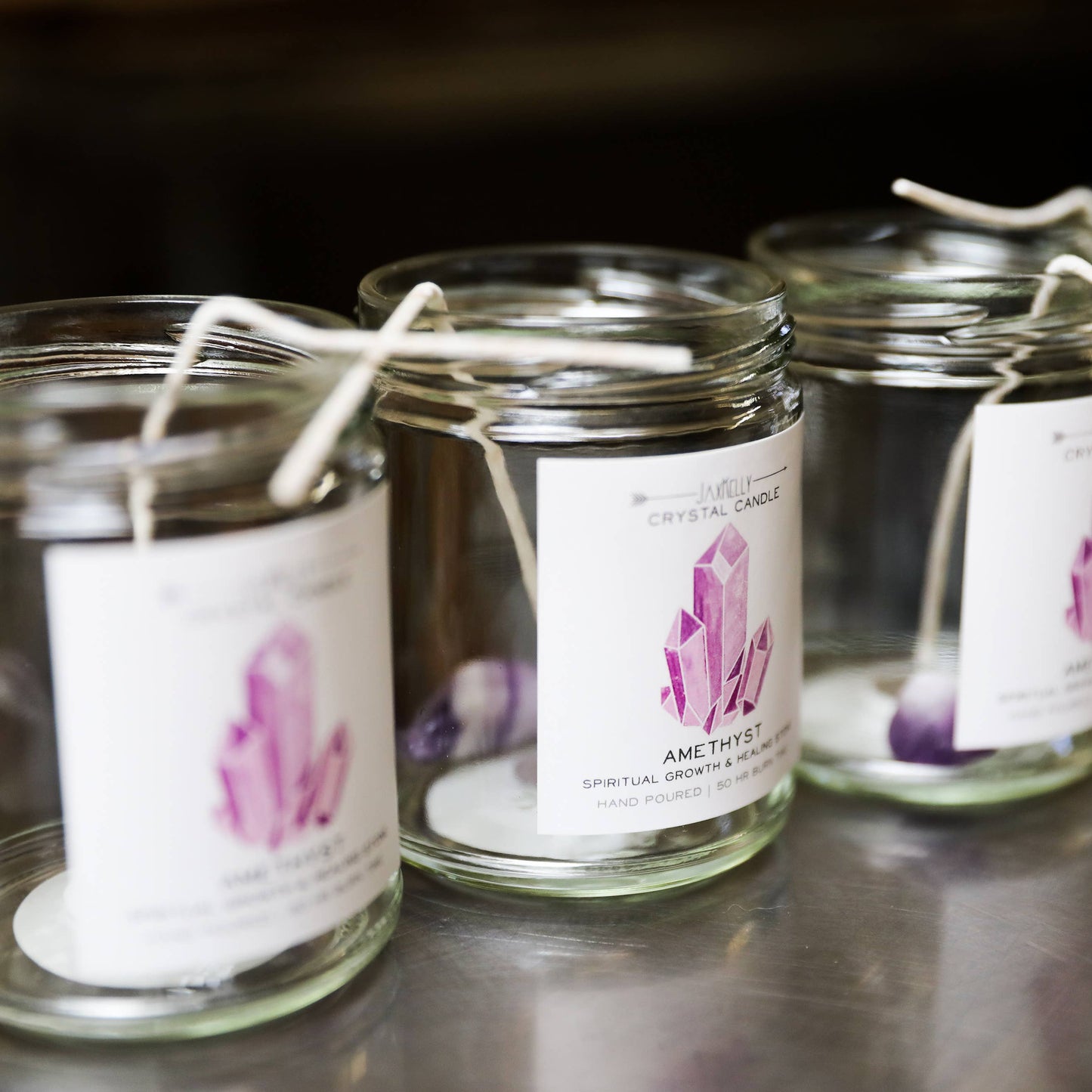 Jax Crystal Candles - Amethyst