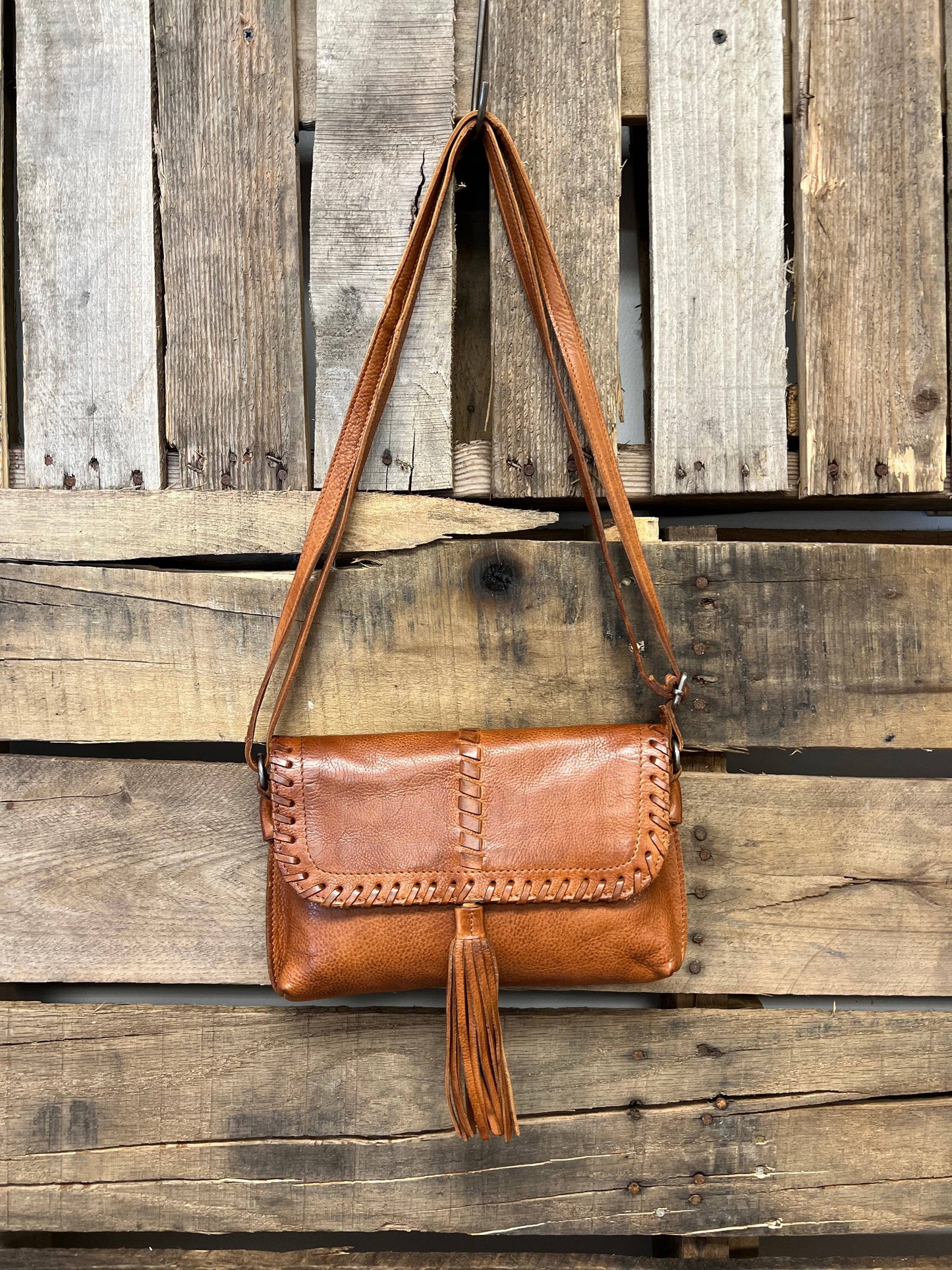 Latico Freya Crossbody: Moss