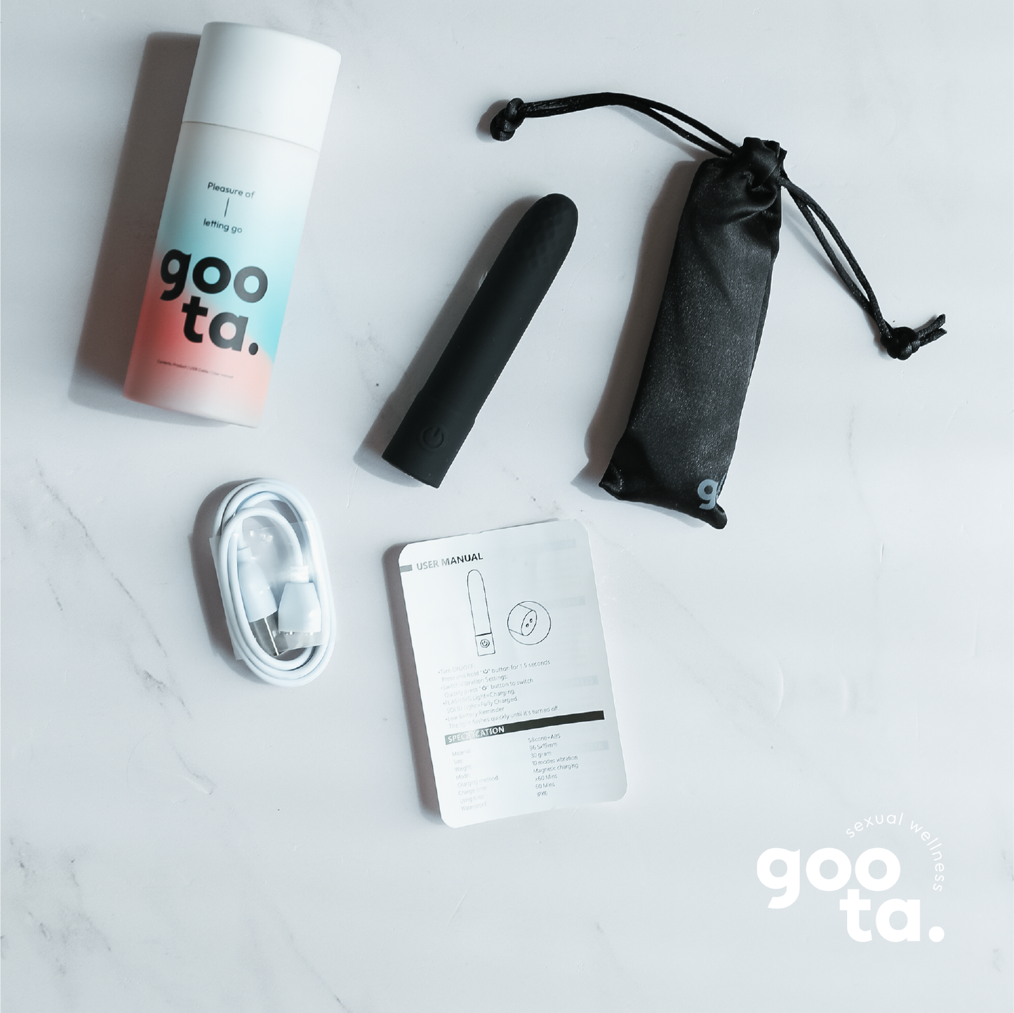 Goota Bullet Vibrator for Women - Mini Vibrator sextoy
