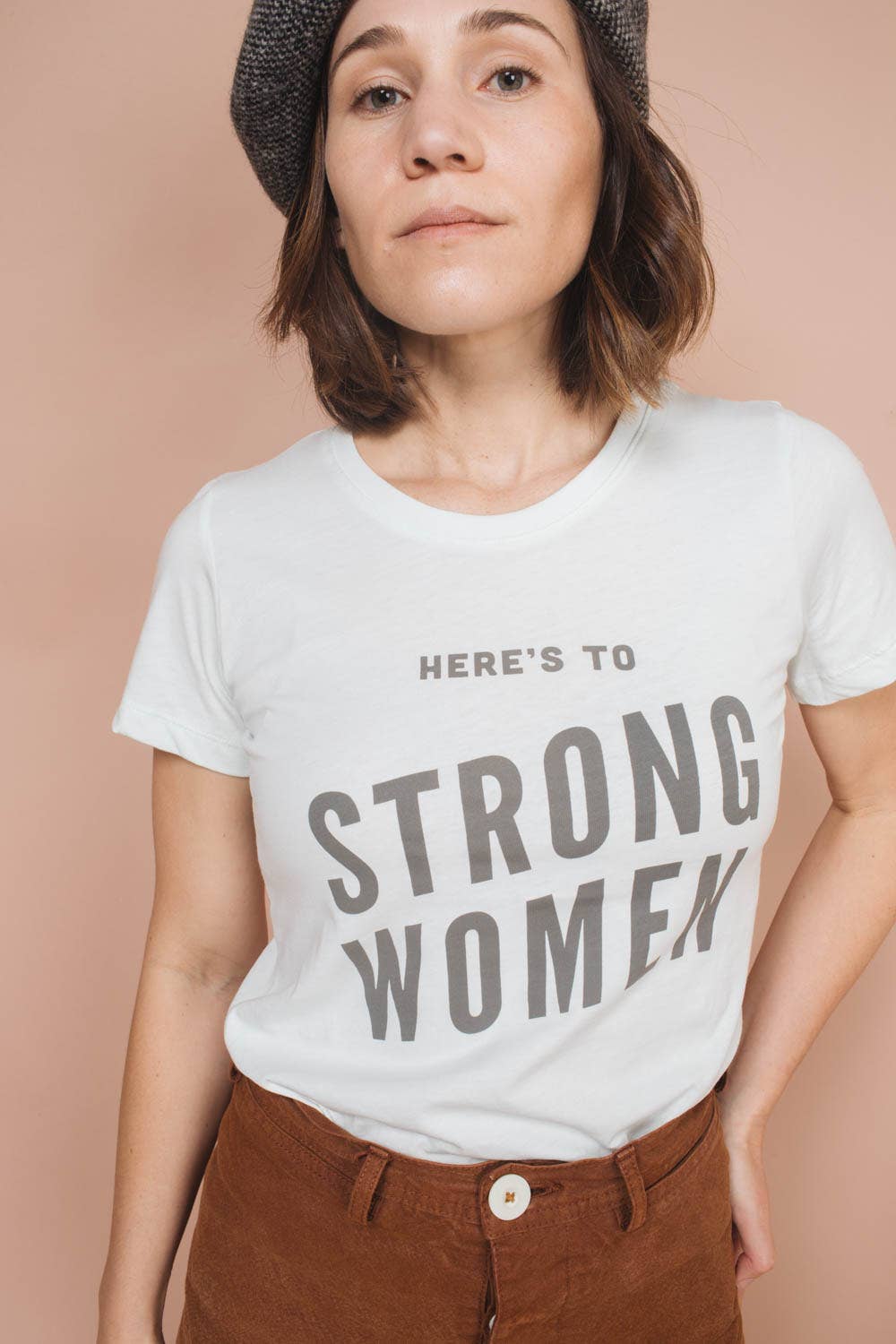 Here's to Strong Women | Fitted Crewneck