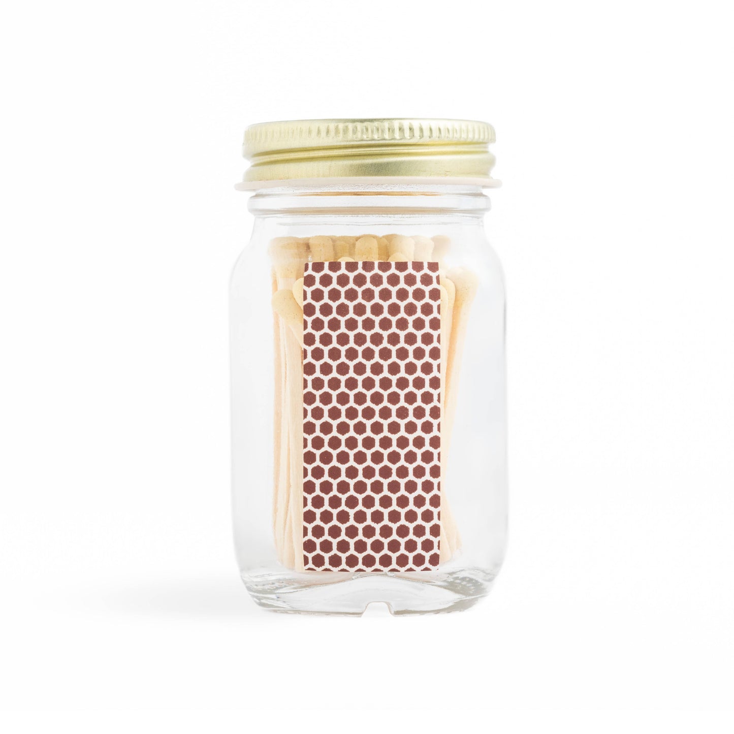 Baby Pink Matches in Mini Mason Jar