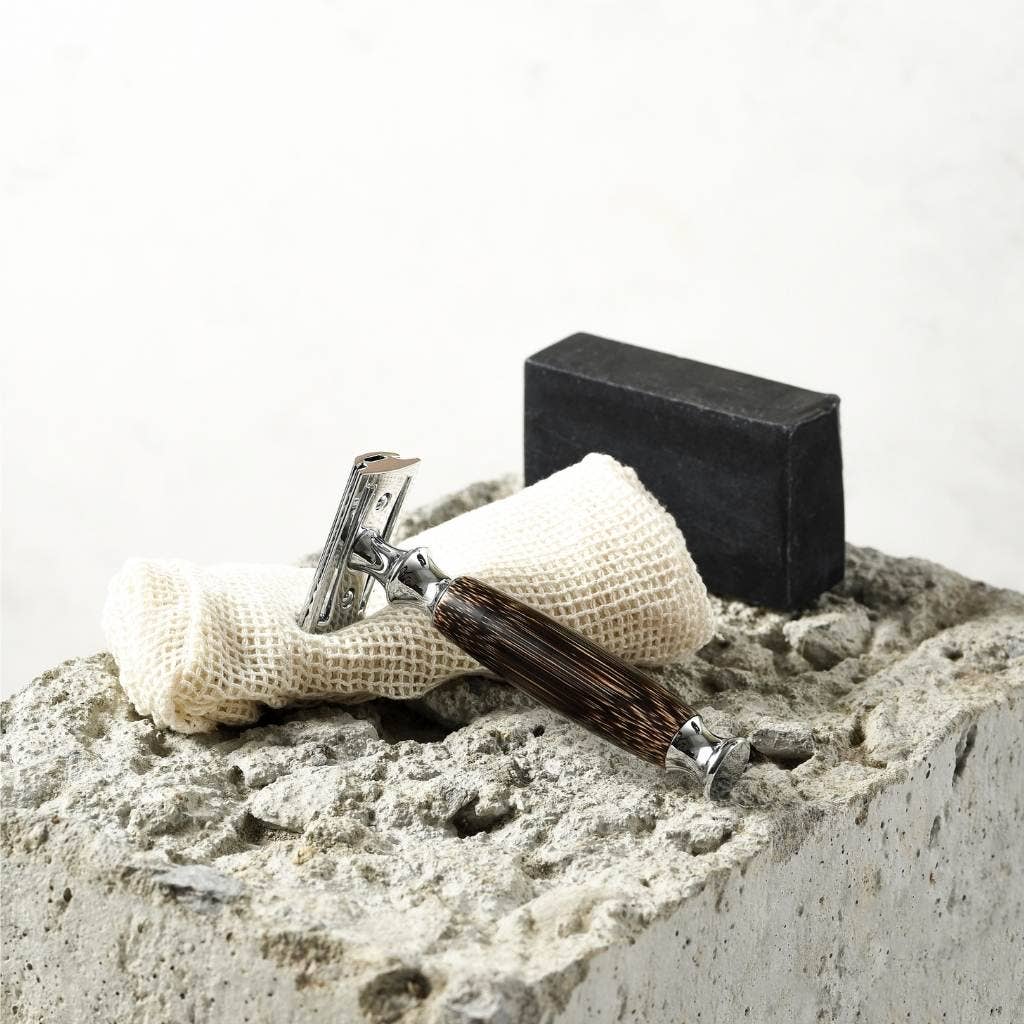 Jungle Bamboo Safety Razor + Stand