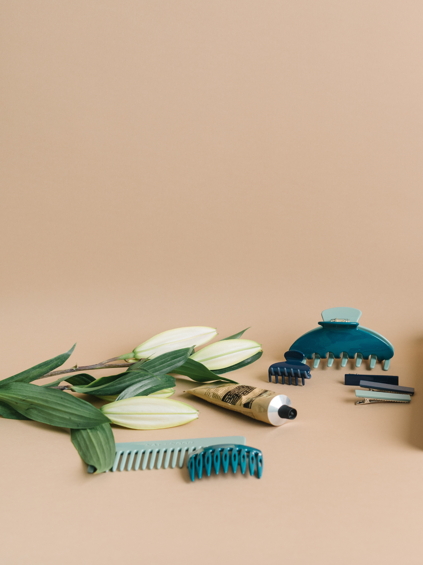 Hair Comb | Wide Toothed | JellyFish Teal | Sustainable