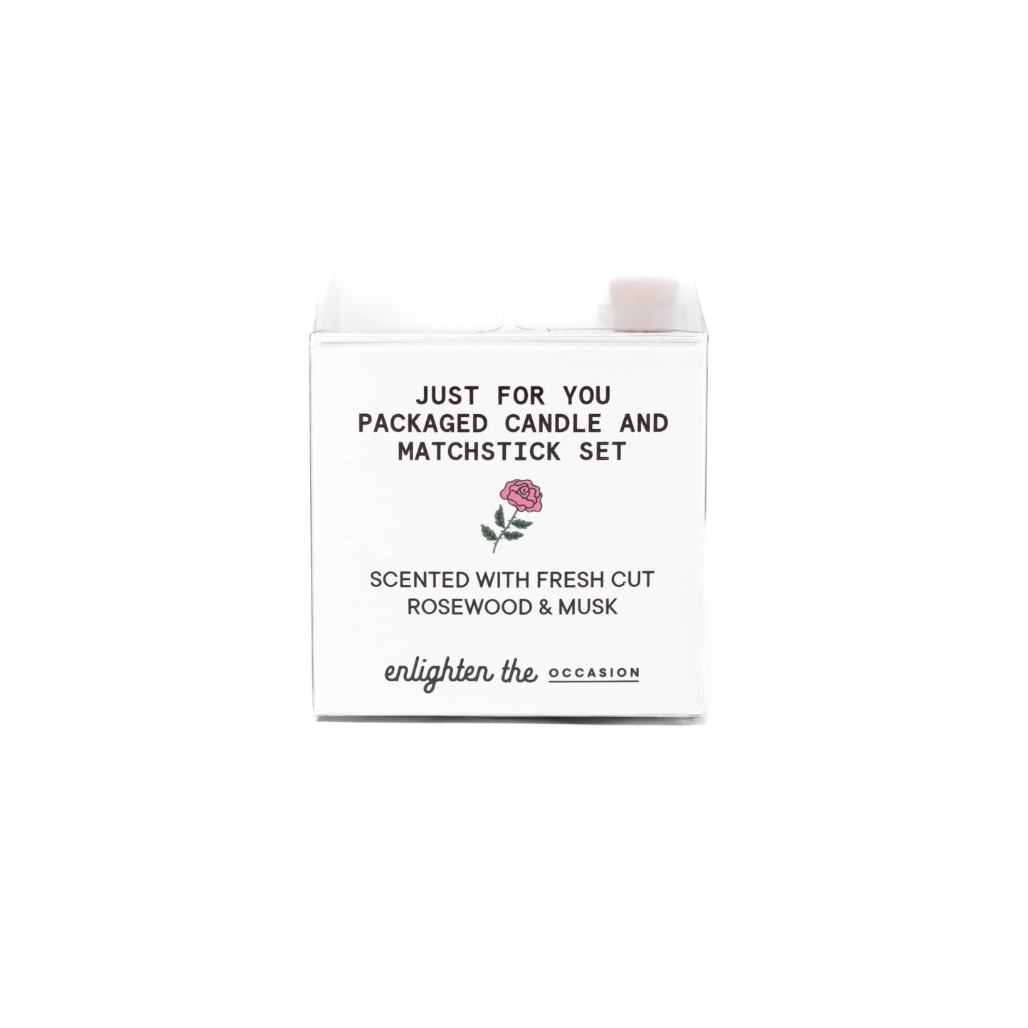 Enlighten Just For You Scented Candle and Matches Set