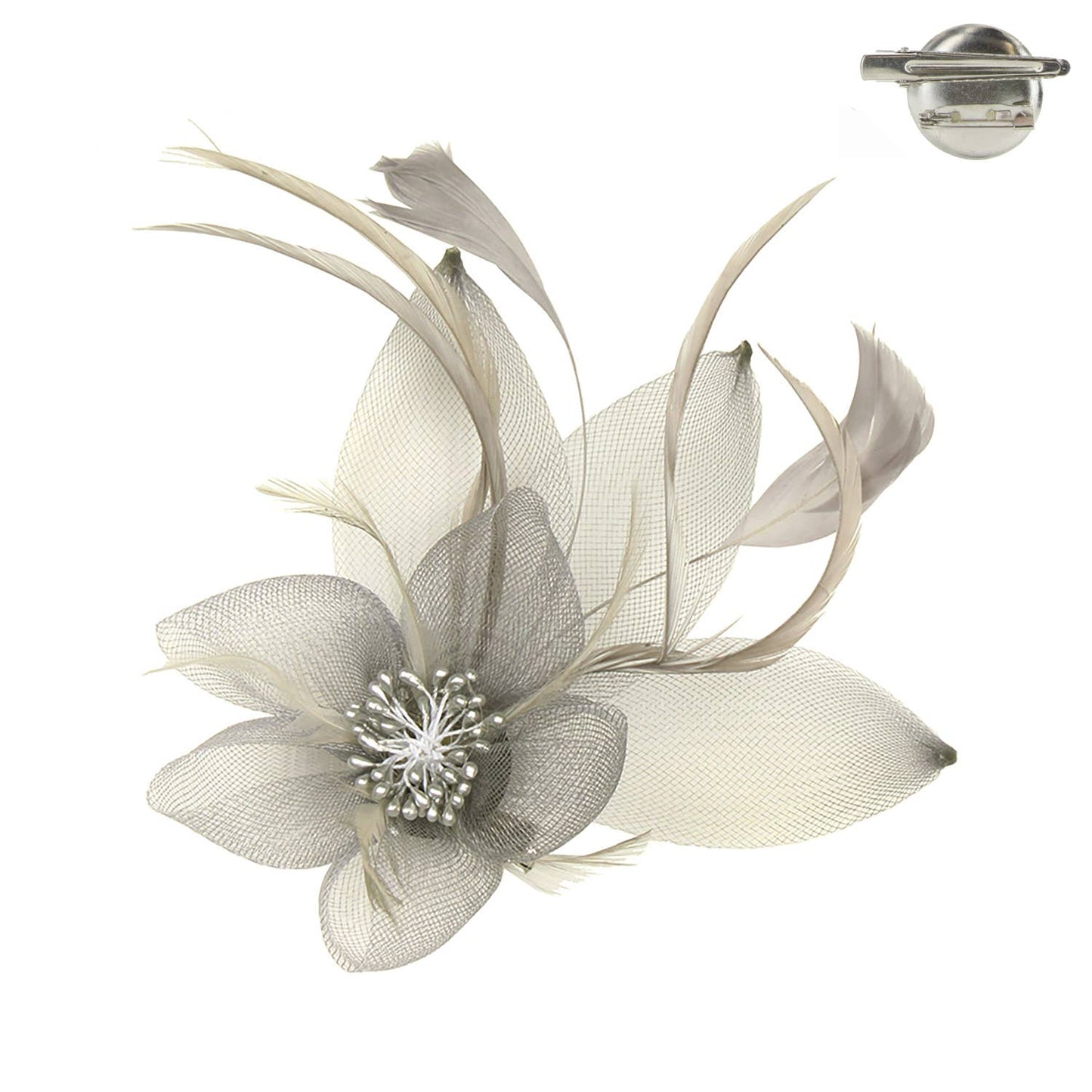 Sophia Organza Floral Mesh Fascinator