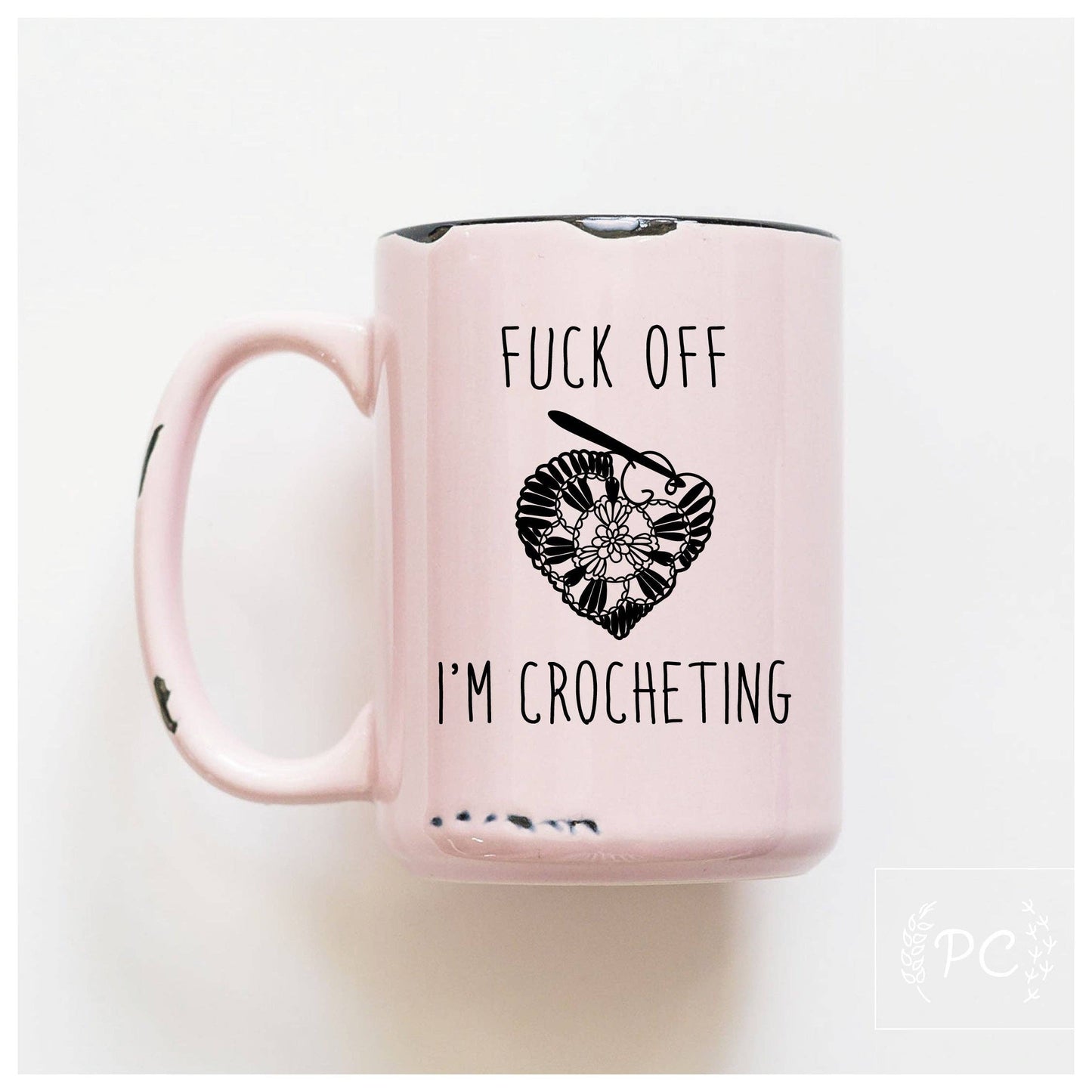 fuck off I'm crocheting