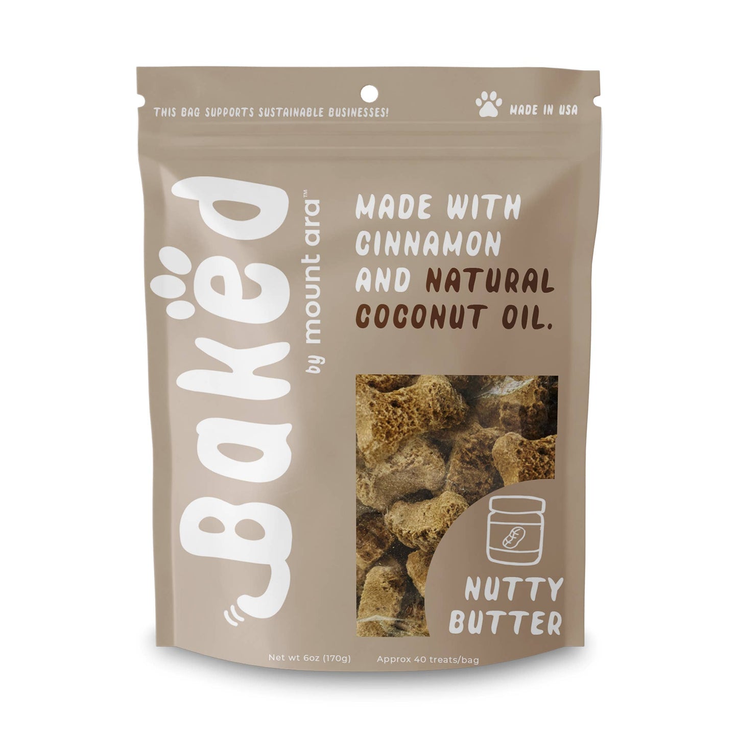 Baked 6oz Peanut Butter Cookies