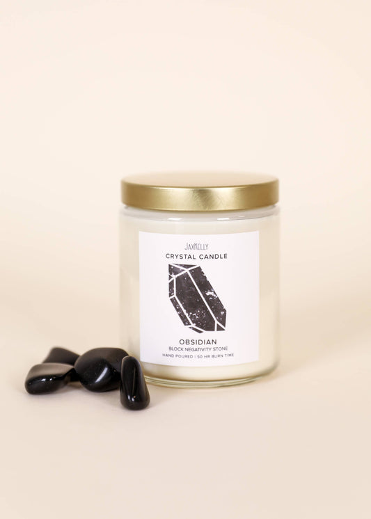 Jax Crystal Candles - Obsidian