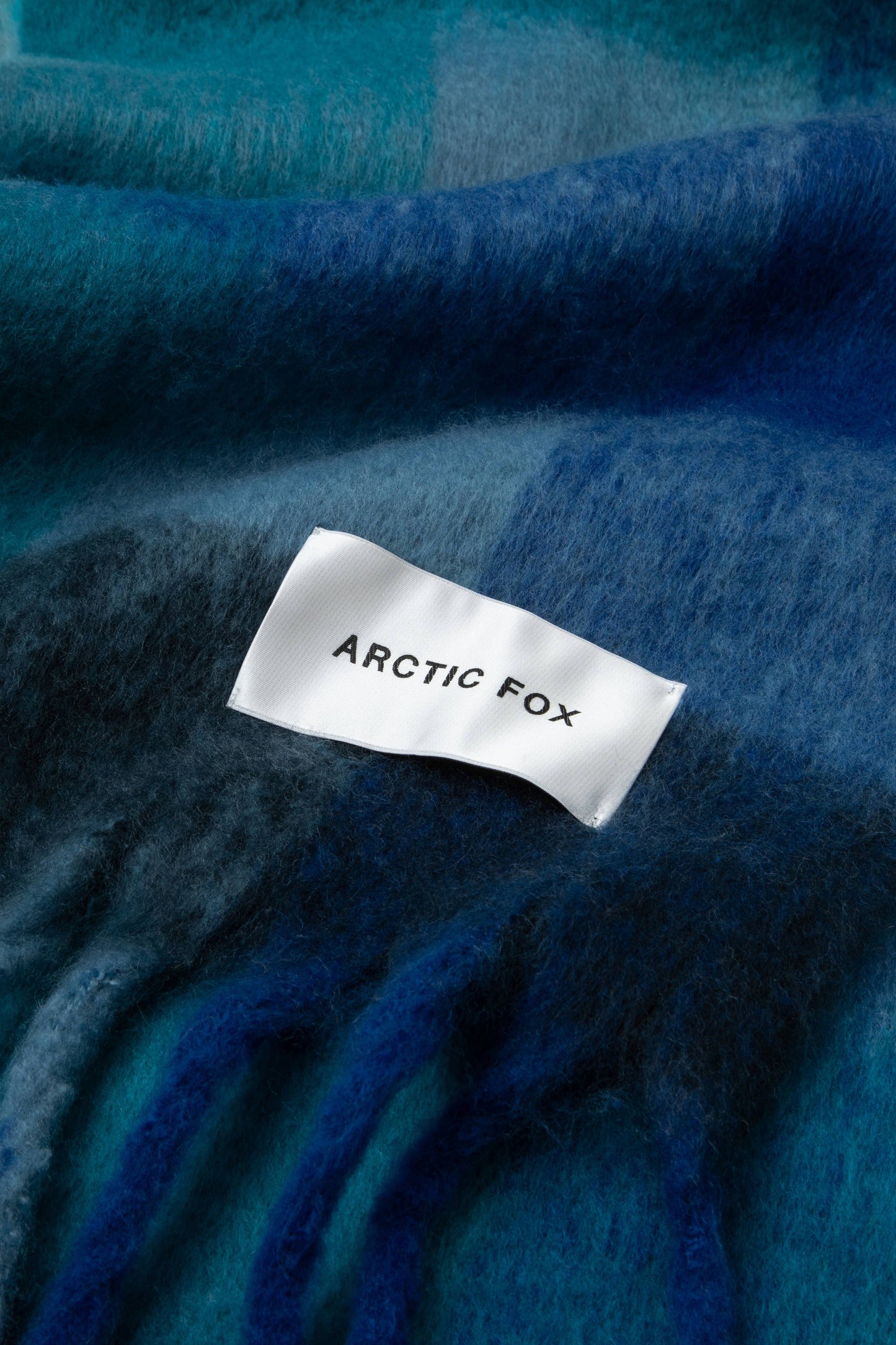 The Reykjavik Scarf - Blue Check - AW23