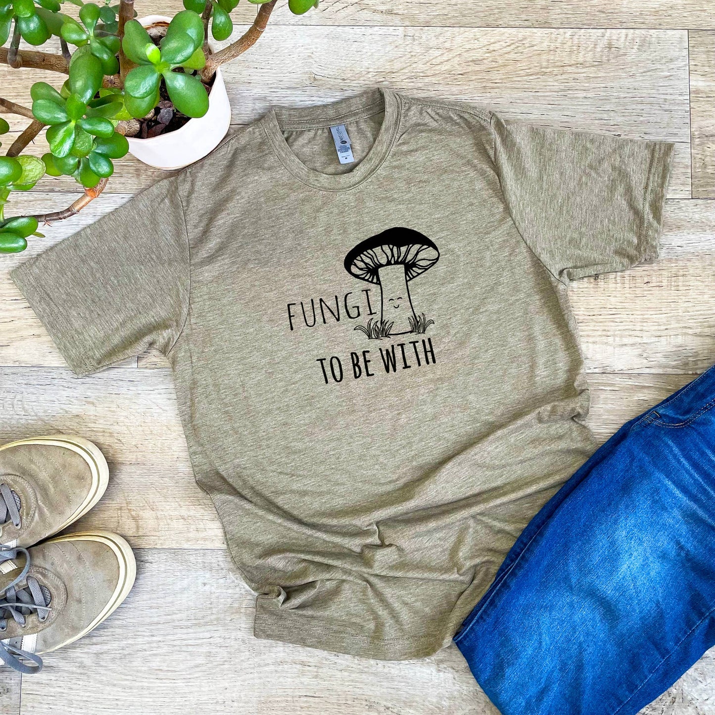 Moonlight Fungi To Be With - Funny Men's Tee - Father's Day, Gift