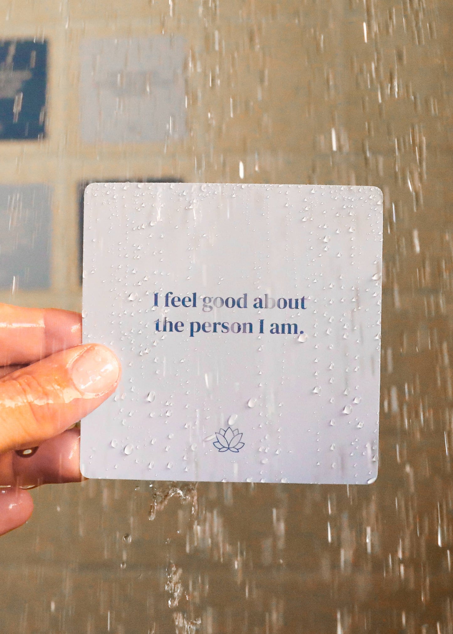 Shower Affirmation™ Cards - Sobriety