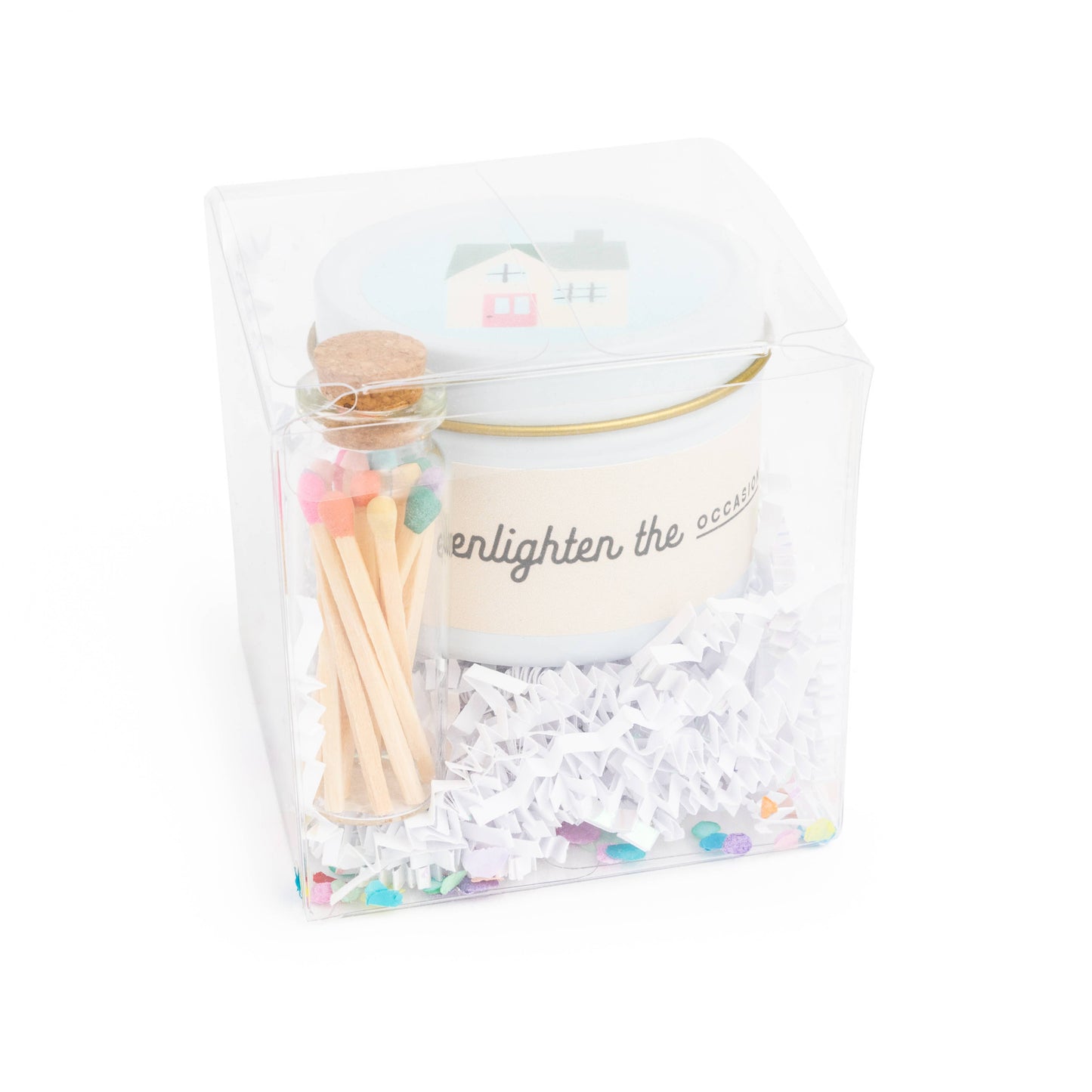 Welcome Home Scented Candle and Matches Set