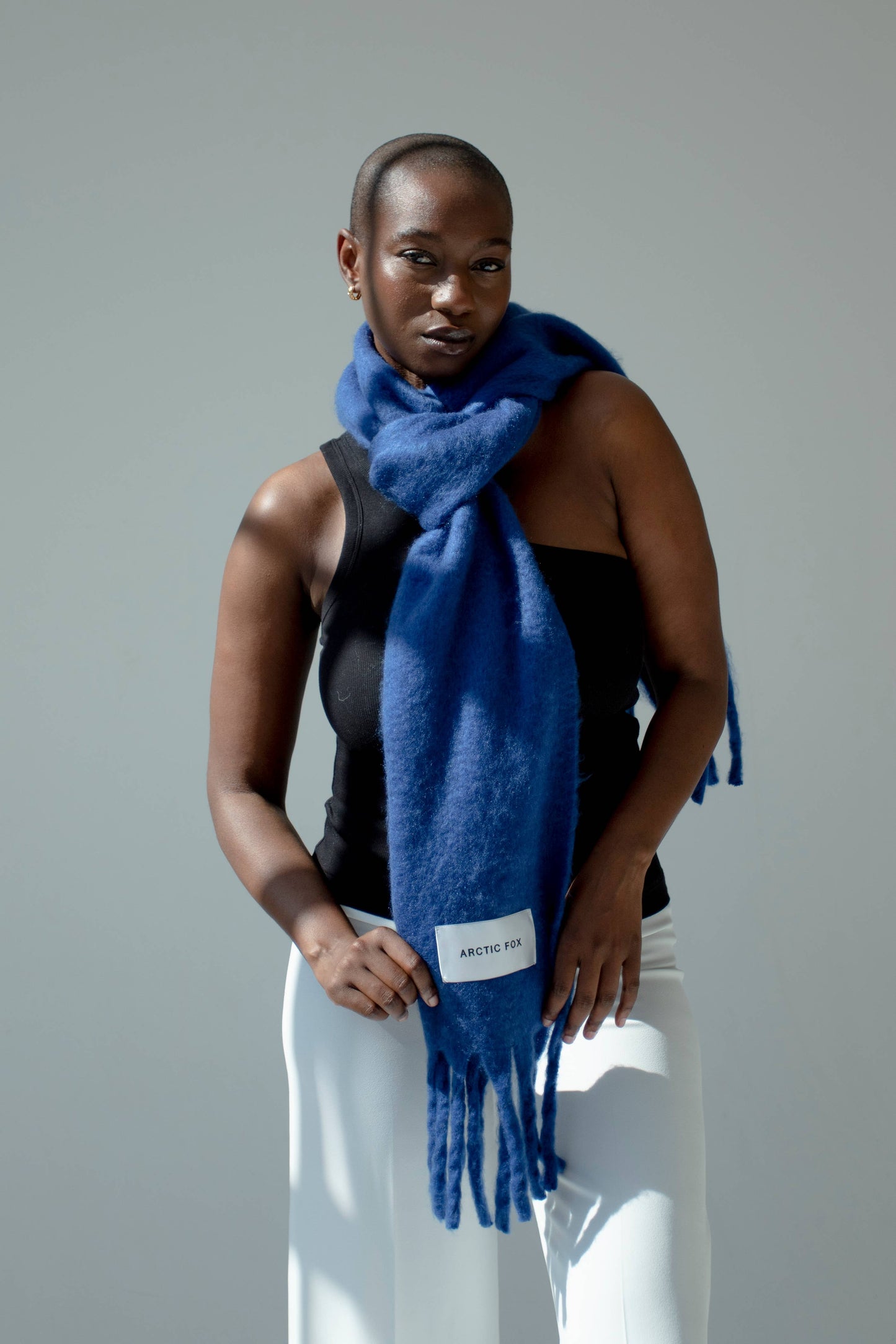 The Stockholm Scarf - 100% Recycled - Blue - AW23