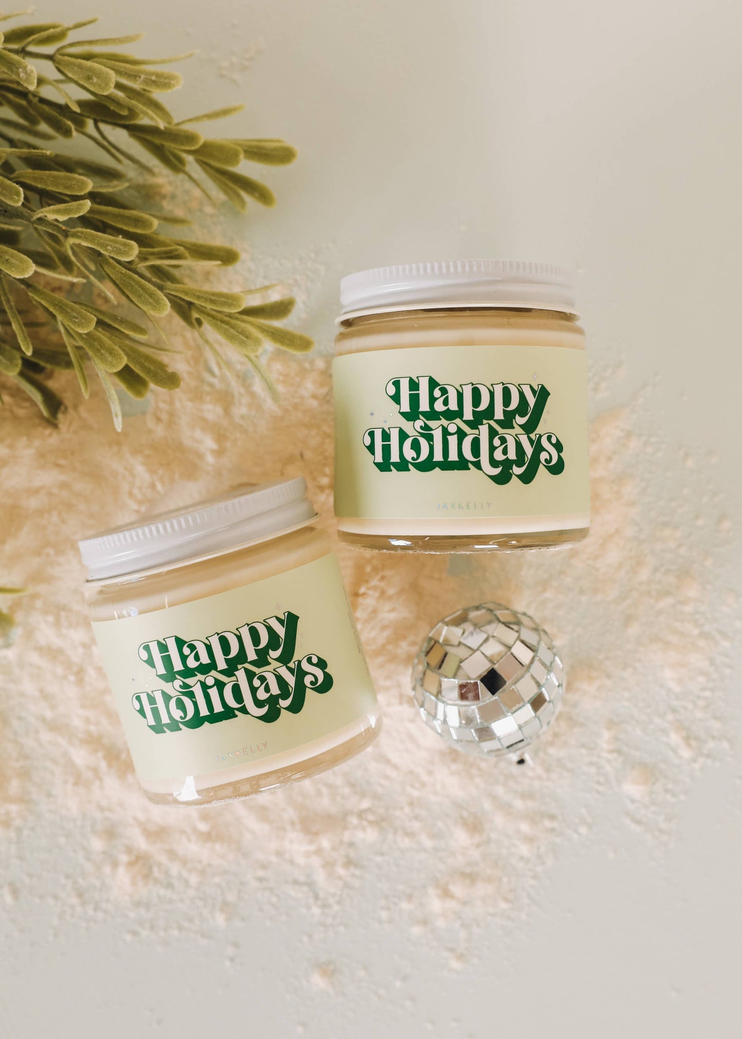 Jax 4oz  Holiday Candle - Happy Holidays