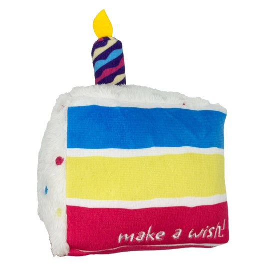 Huxley Make A Wish Cake Dog Toy