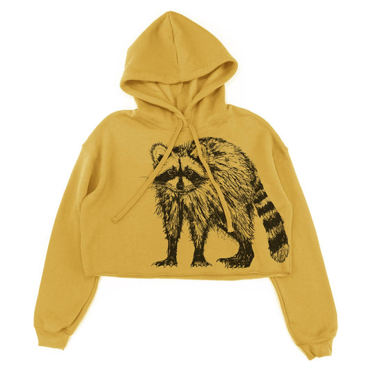 Supermaggie Raccoon Mandy Crop Hoodie