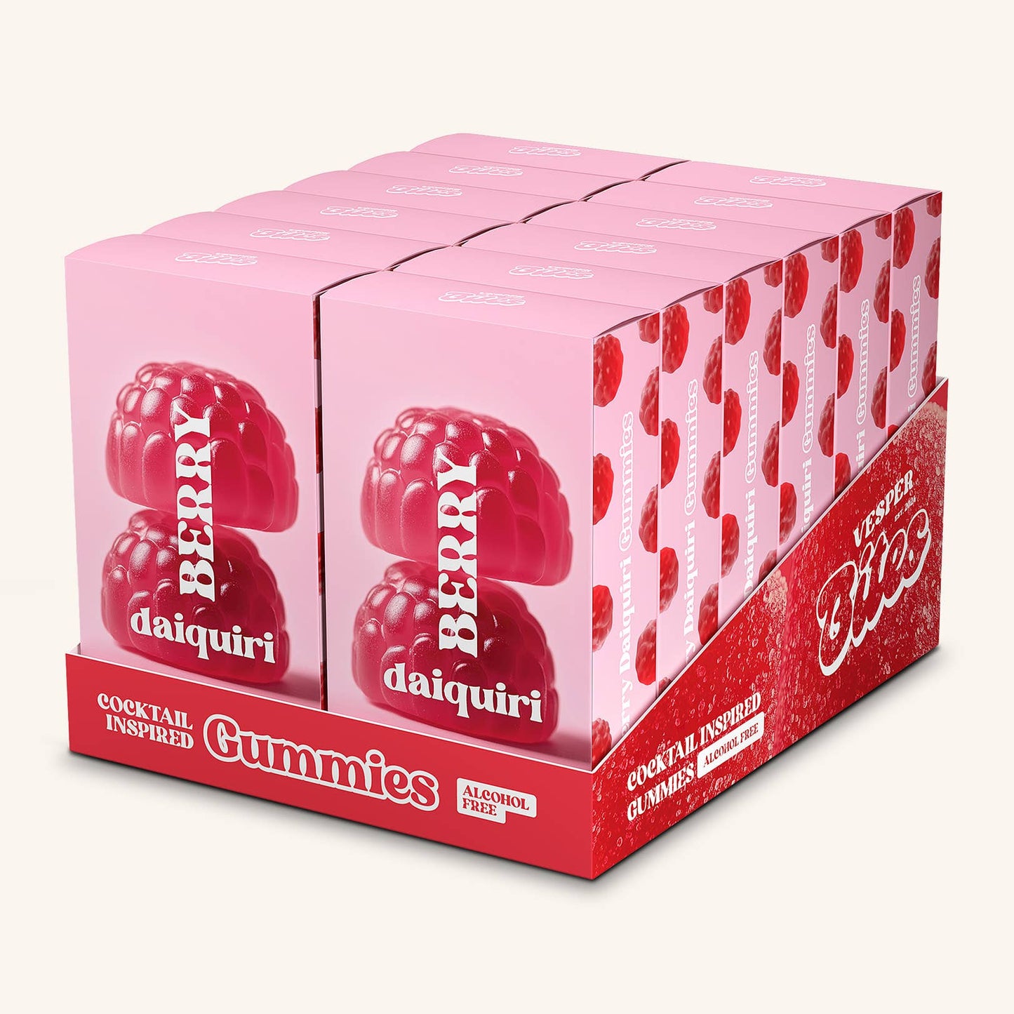 Vesper Berry Daiquiri Gummies, Chewy Candies, All natural