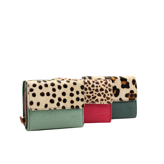 Soruka Rings Print  · Woman's wallet