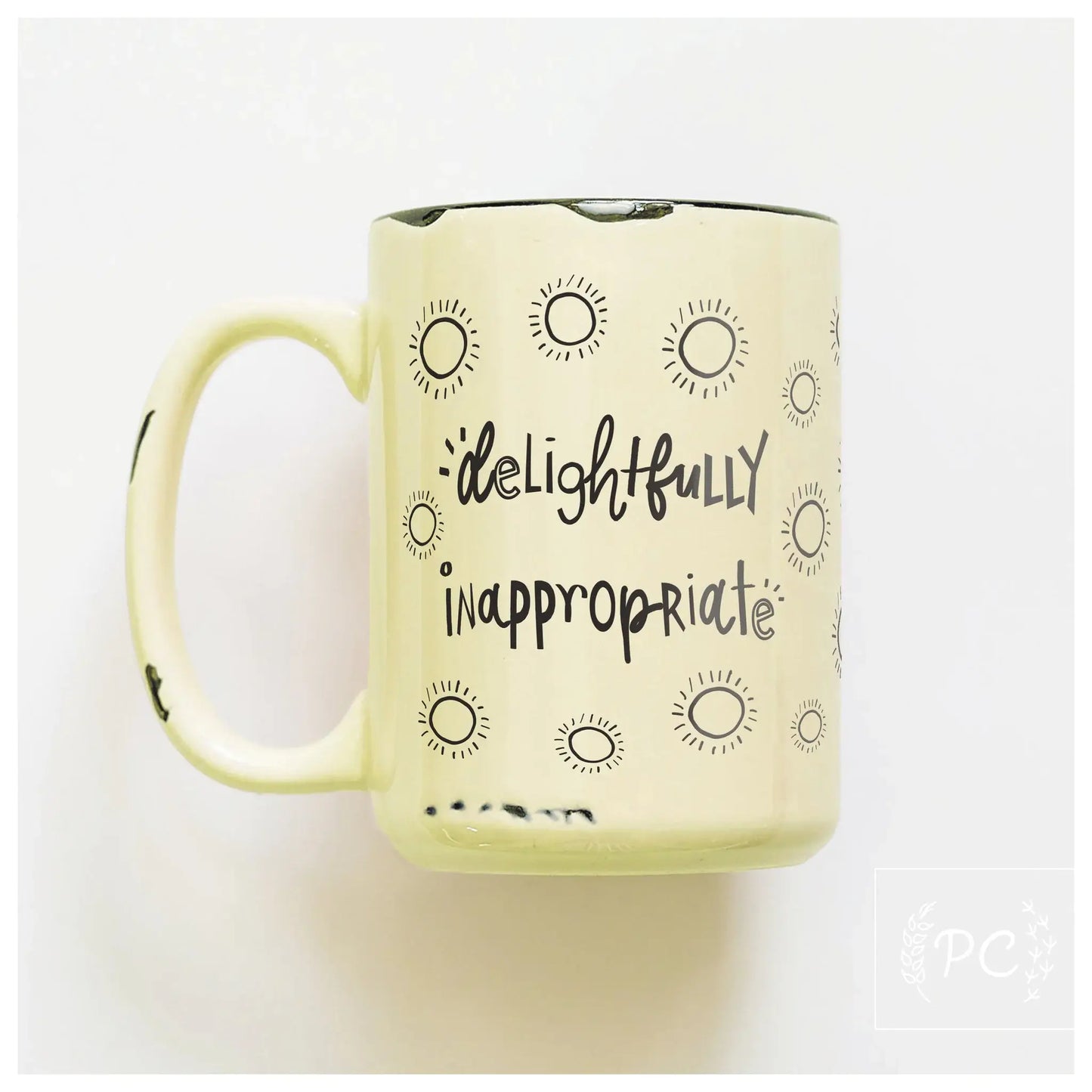 Delightfully inappropriate | ceramic mug