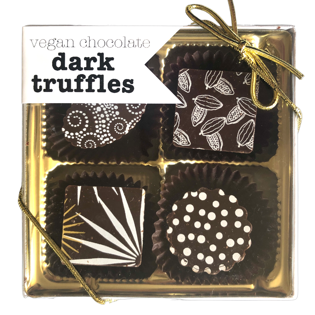 Dark Truffles - organic fair trade vegan dark chocolate