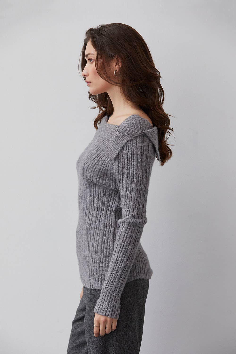 Crescent Shanie Off Shoulder Sweater Top