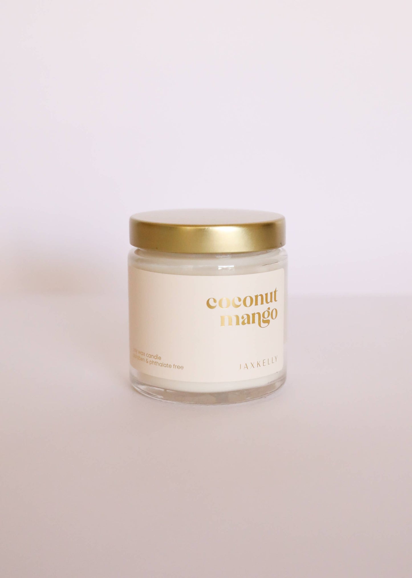 Jax 4oz - Coconut Mango Candles - Clear