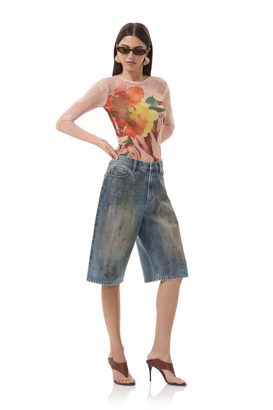 Afrm Kaylee Top - Snake Bloom