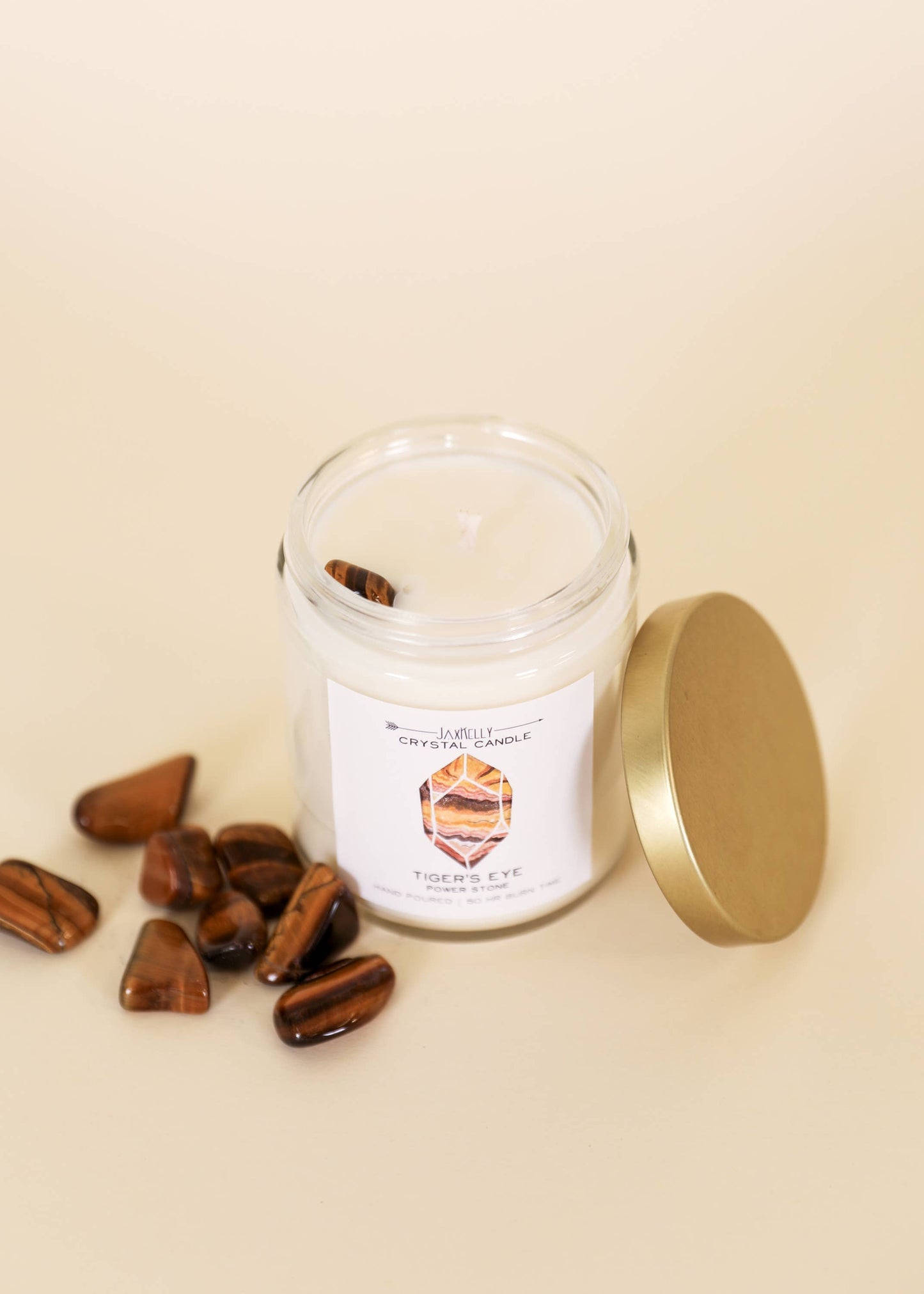 Jax Crystal Candles - Tigers Eye