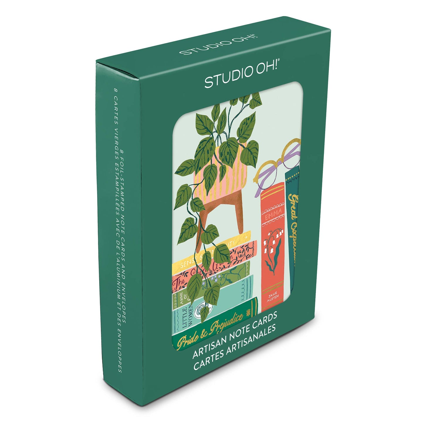 Studio Oh Cozy Reads Artisan Note Card Set