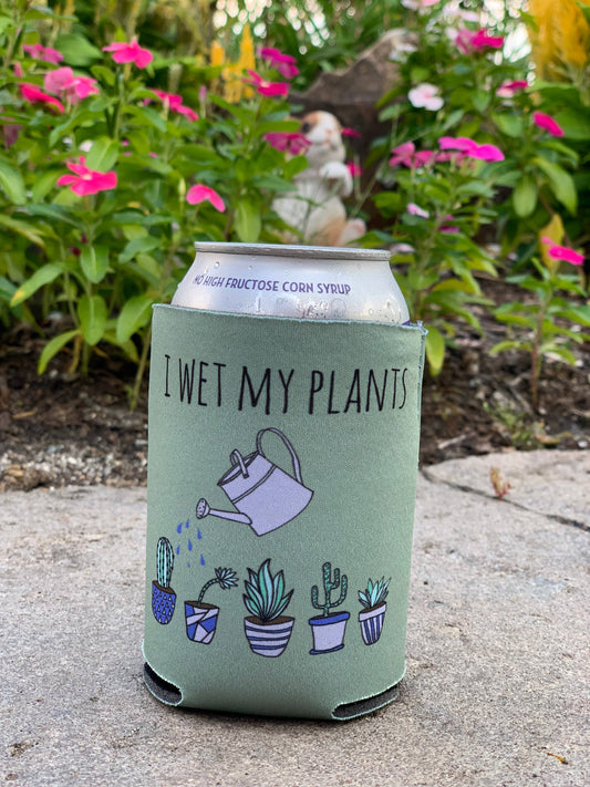 Moonlight I Wet My Plants - Funny Koozies - Plant Lover, Gift