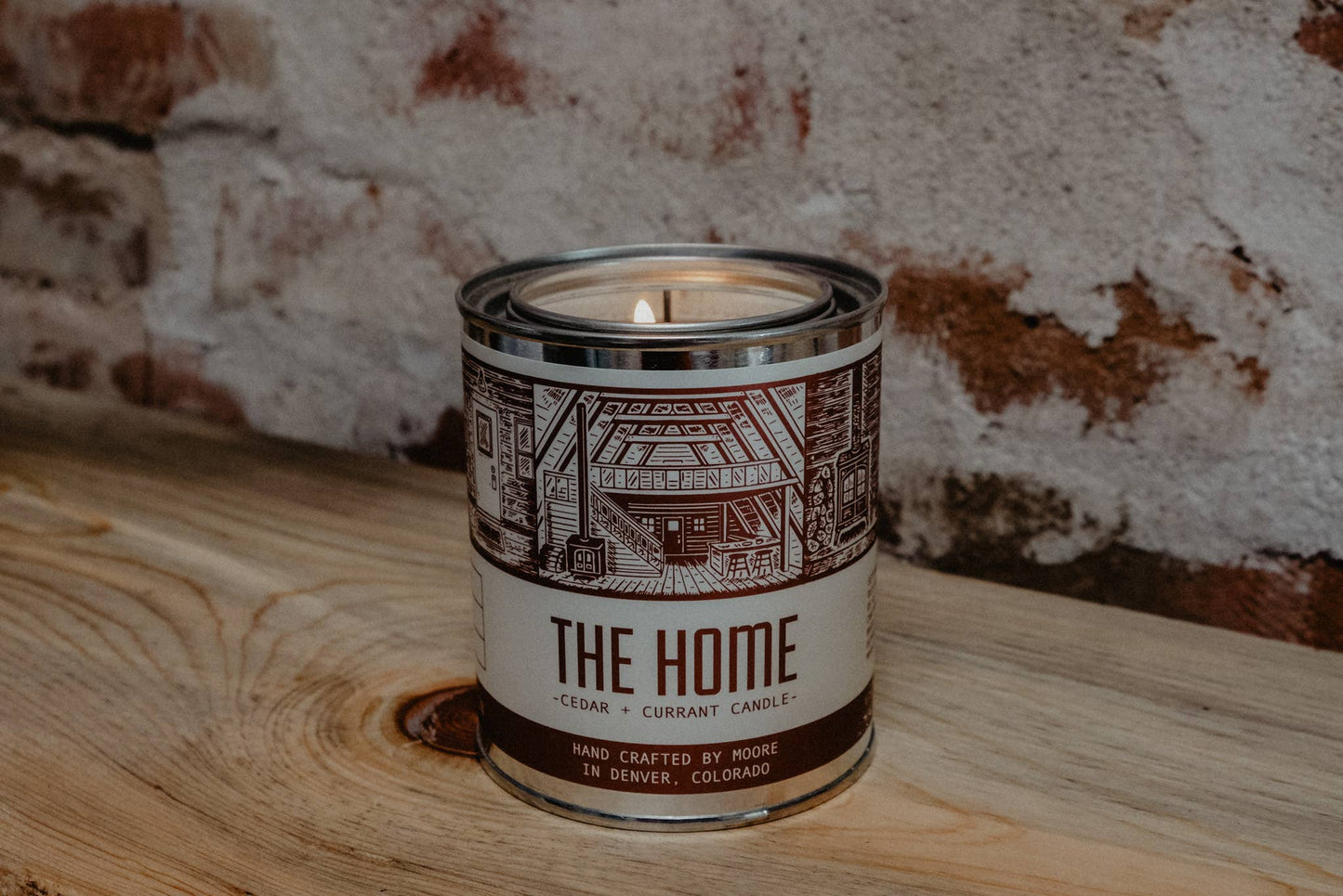 Moore The Home Candle-1/2 Pint