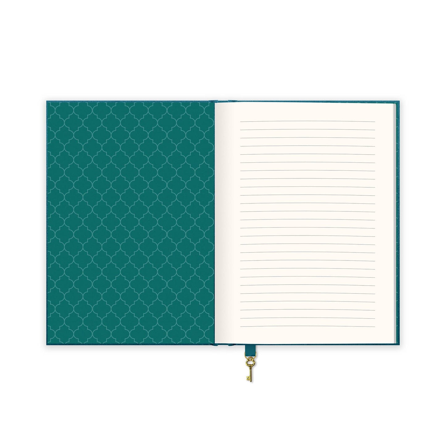 Studio Oh! Peacock Blue Feather Olivia Velvet A5 Journal