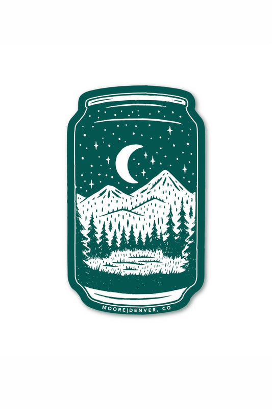 Beer Can Sticker