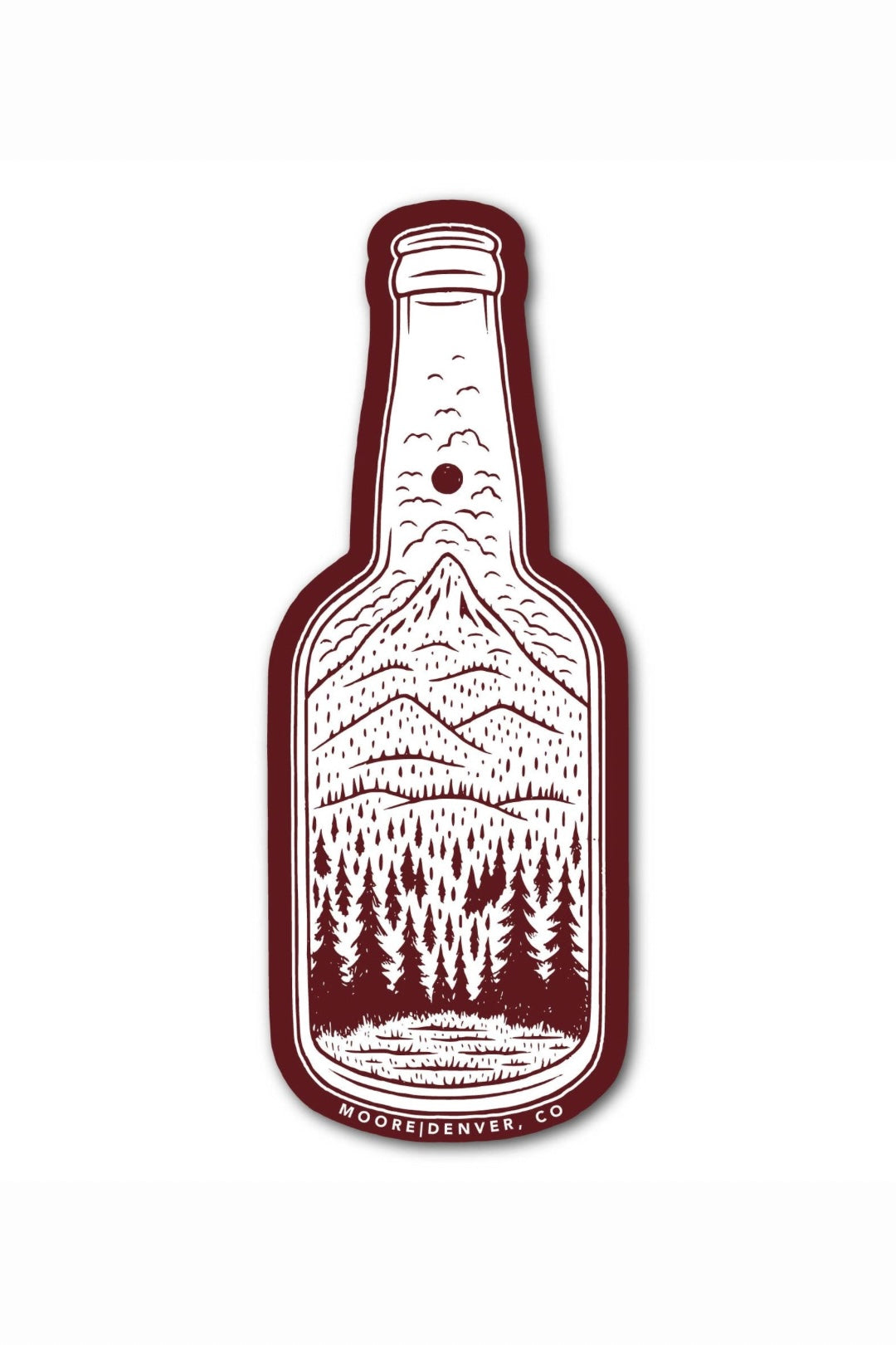 Beer Bottle Sticker