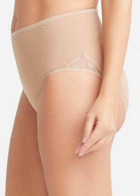 Yummie Shaping Brief with Lace - Seamless