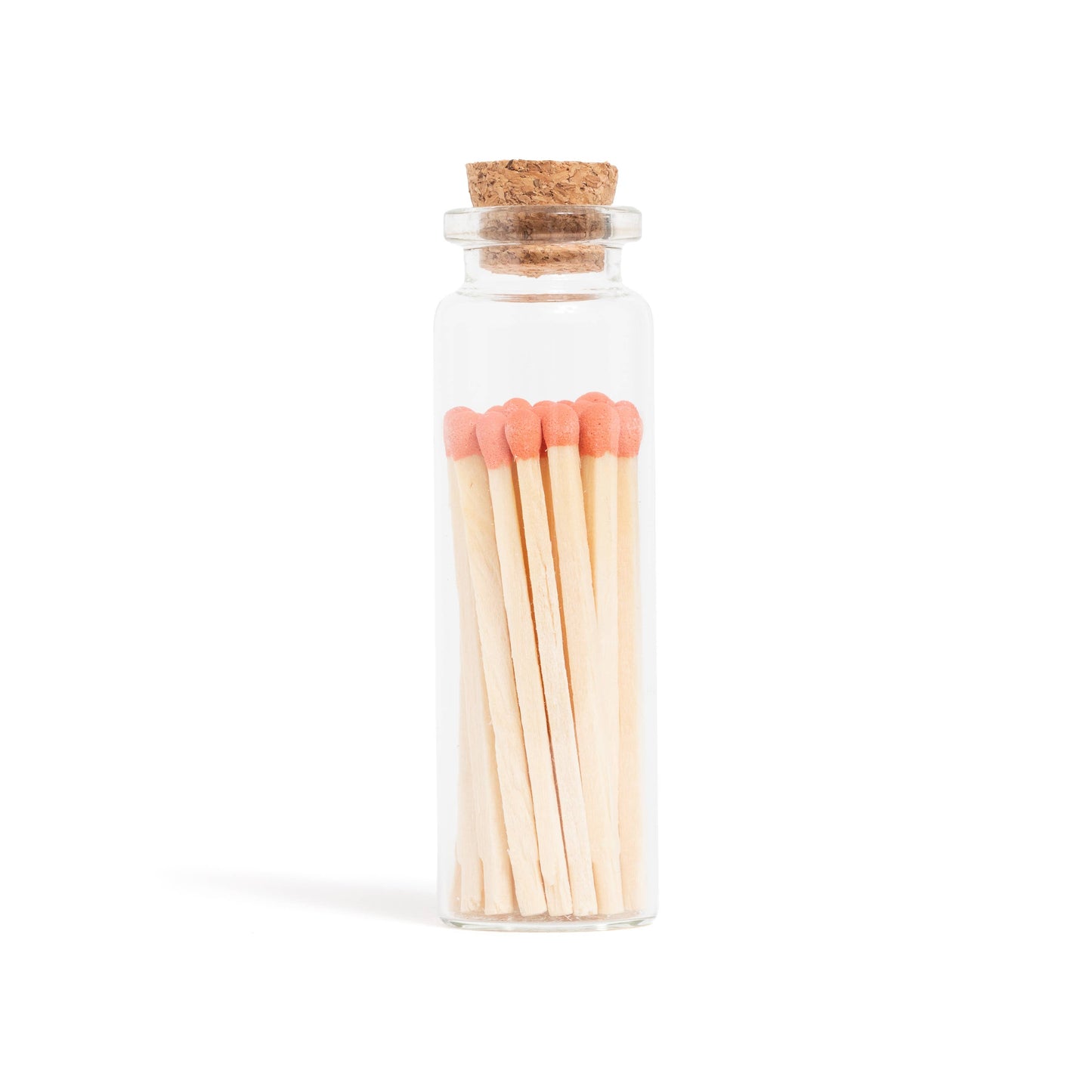 Tangerine Matches in Small Corked Vial