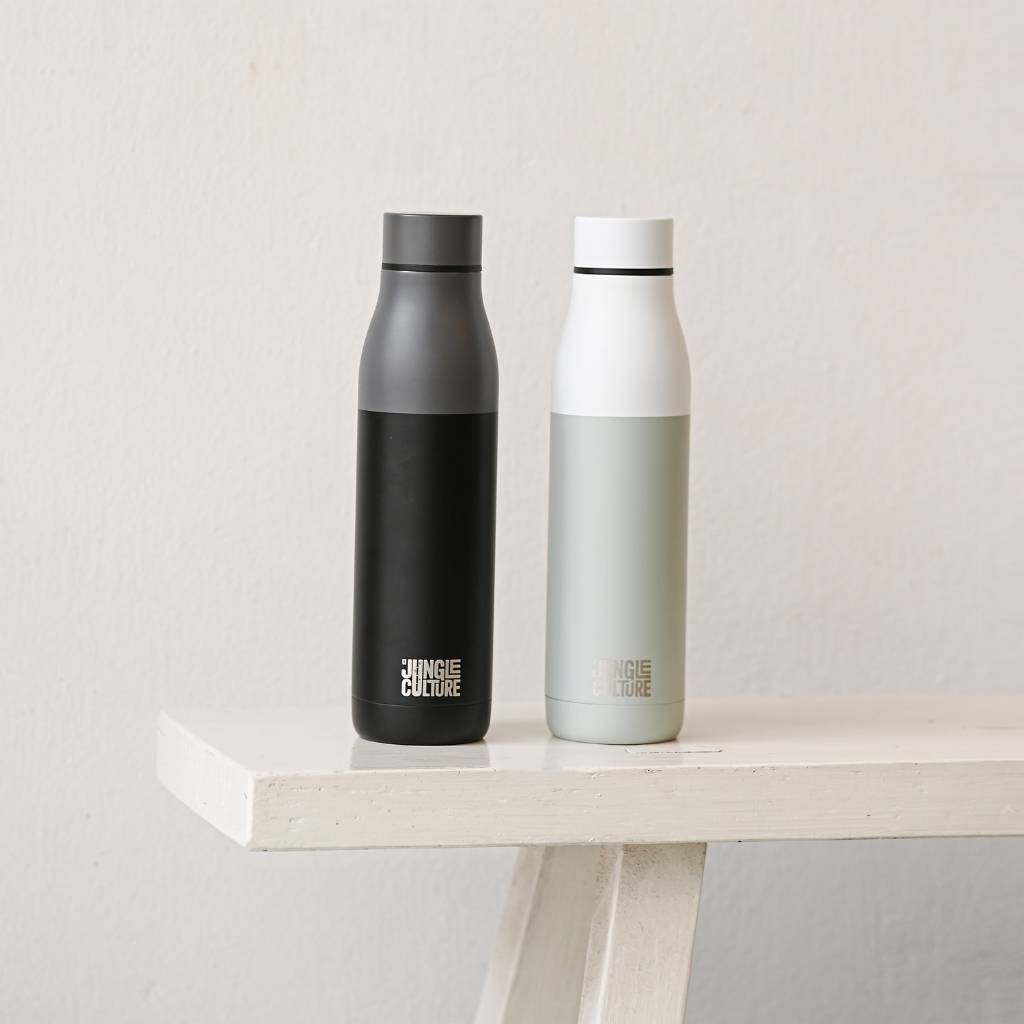 Jungle Reusable Stainless Steel Metal Water Bottles - 650ml